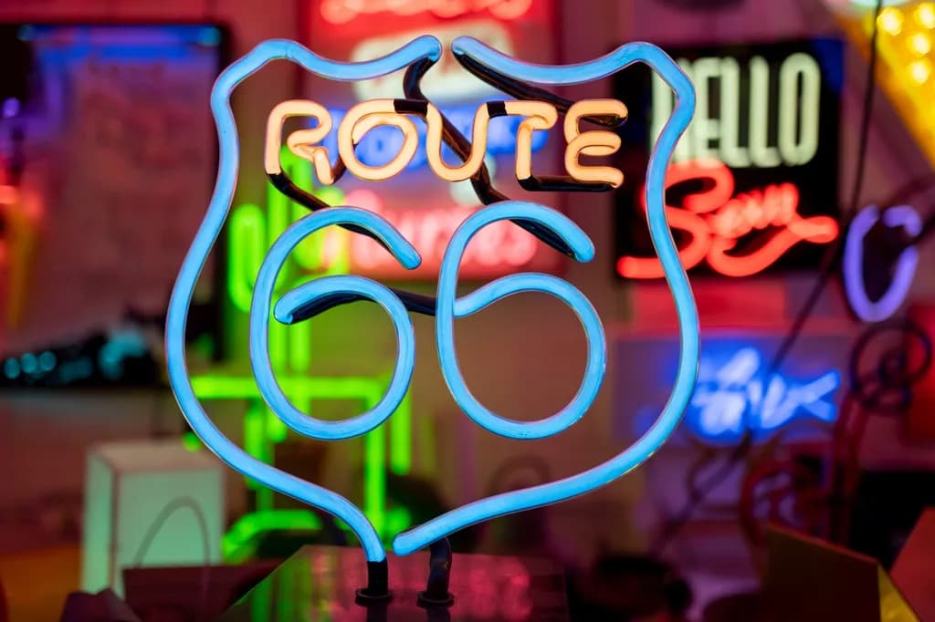 Neon Route 66