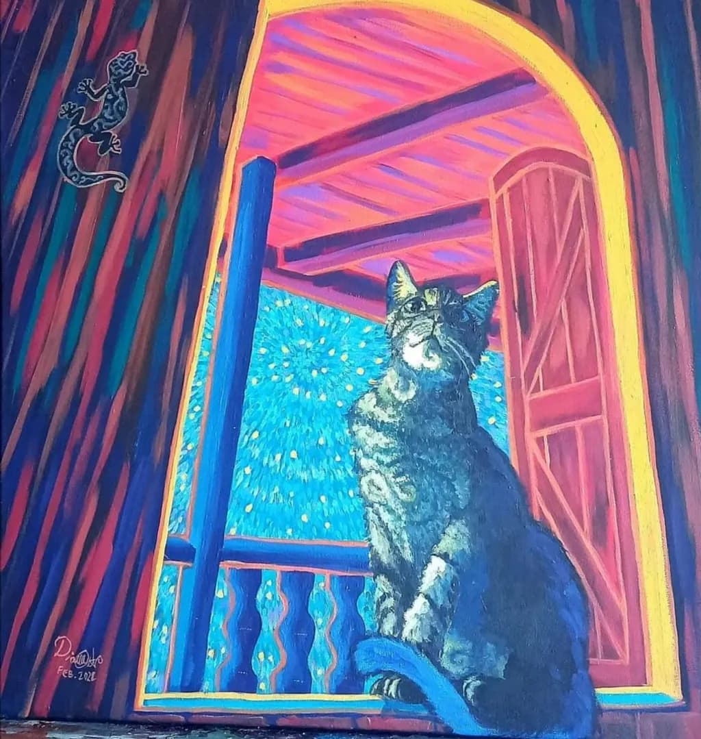 Cat on Porch