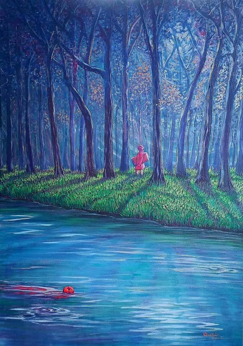 Moonlit Forest Edge