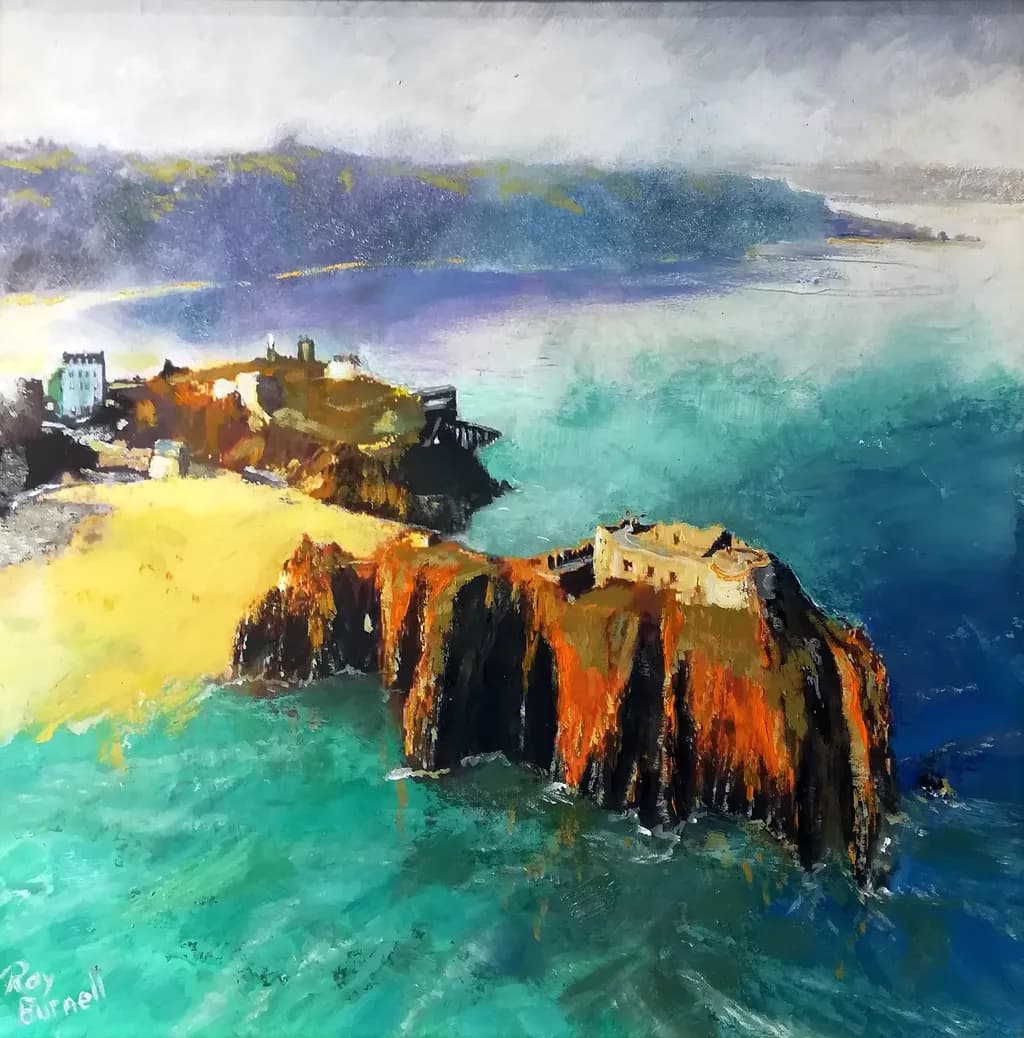Tenby Castle Beach View