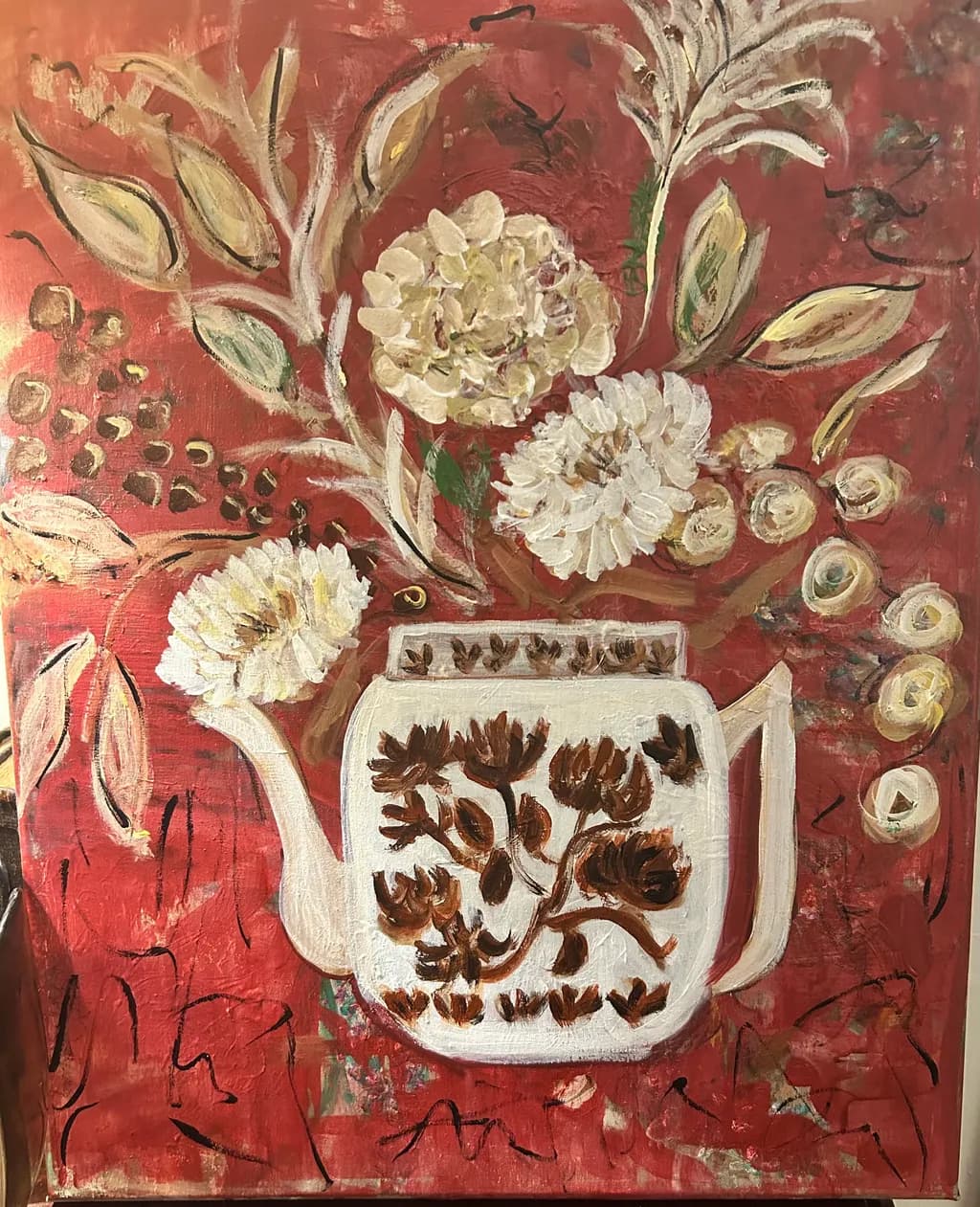 Floral Teapot Bloom
