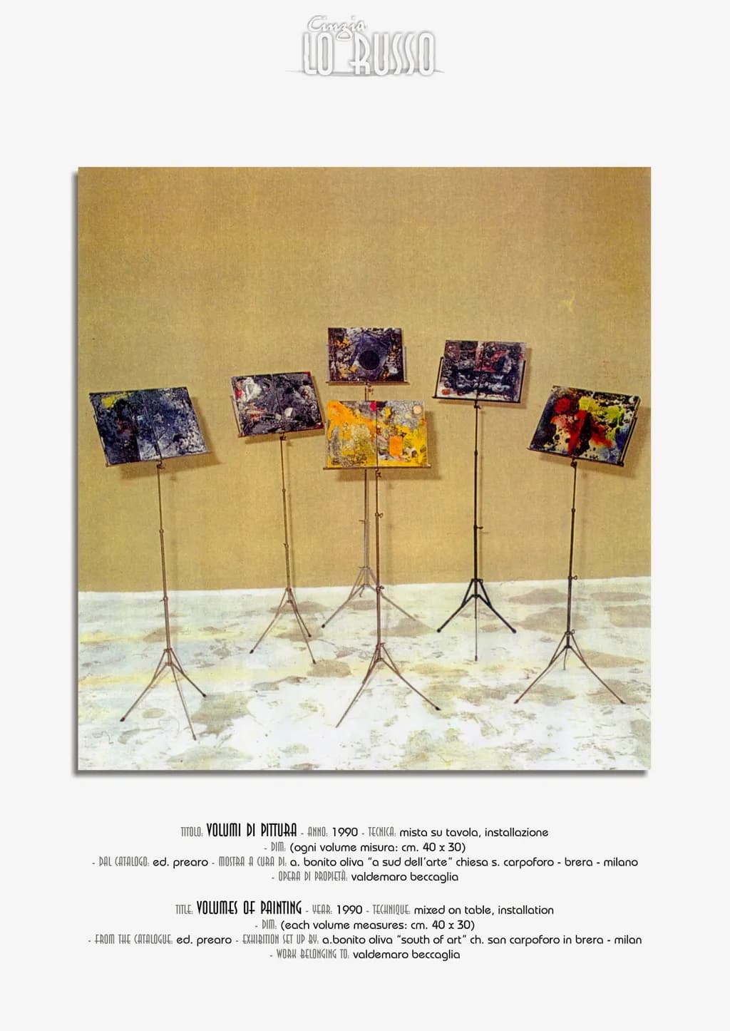 Volumes of Painting