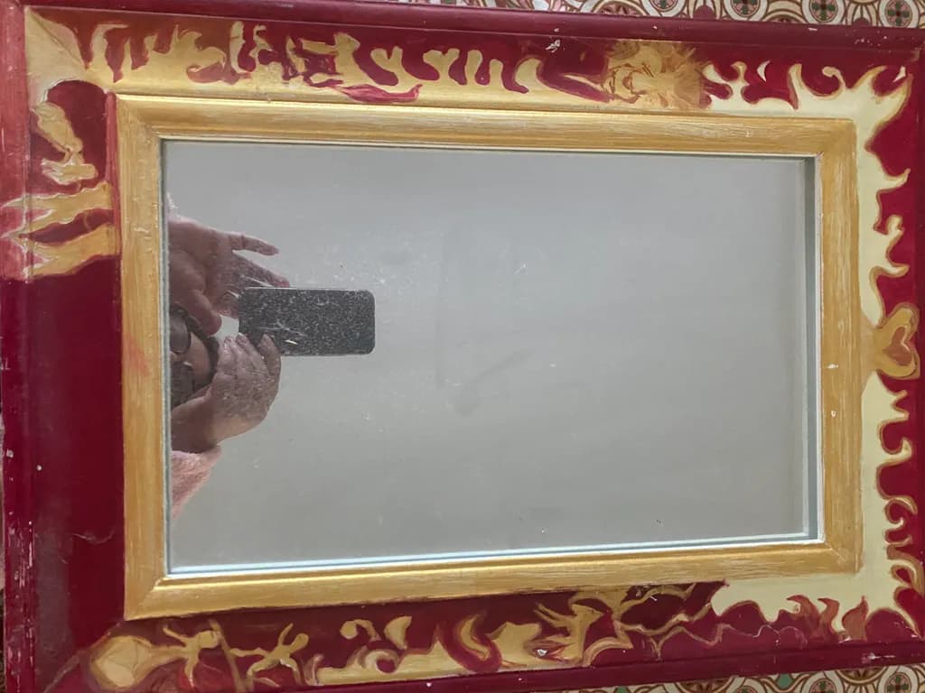 Flame Frame Mirror
