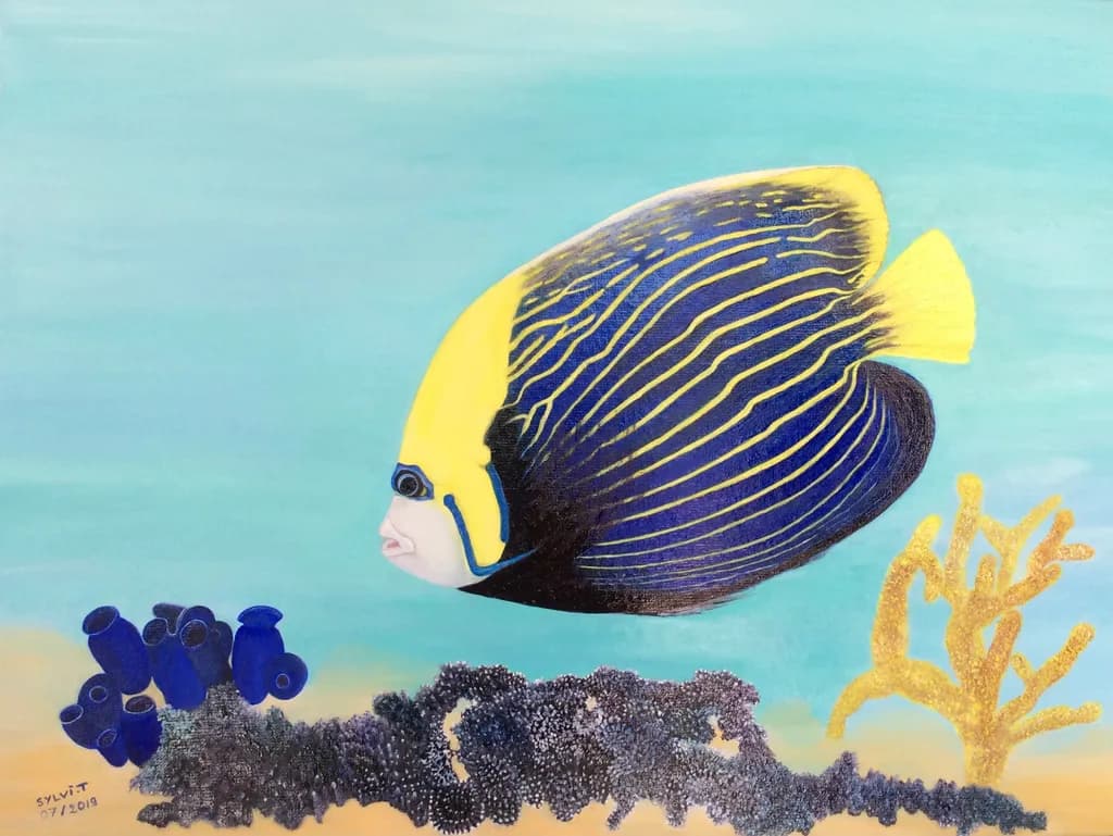 Emperor Angelfish Reef