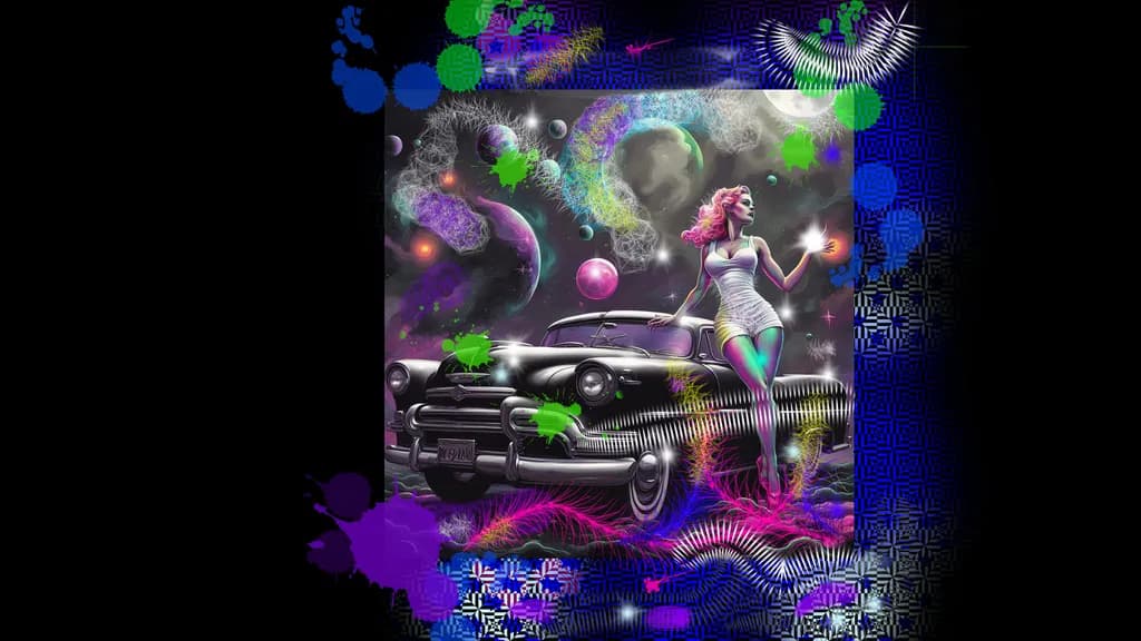 Neon Cosmos Drive