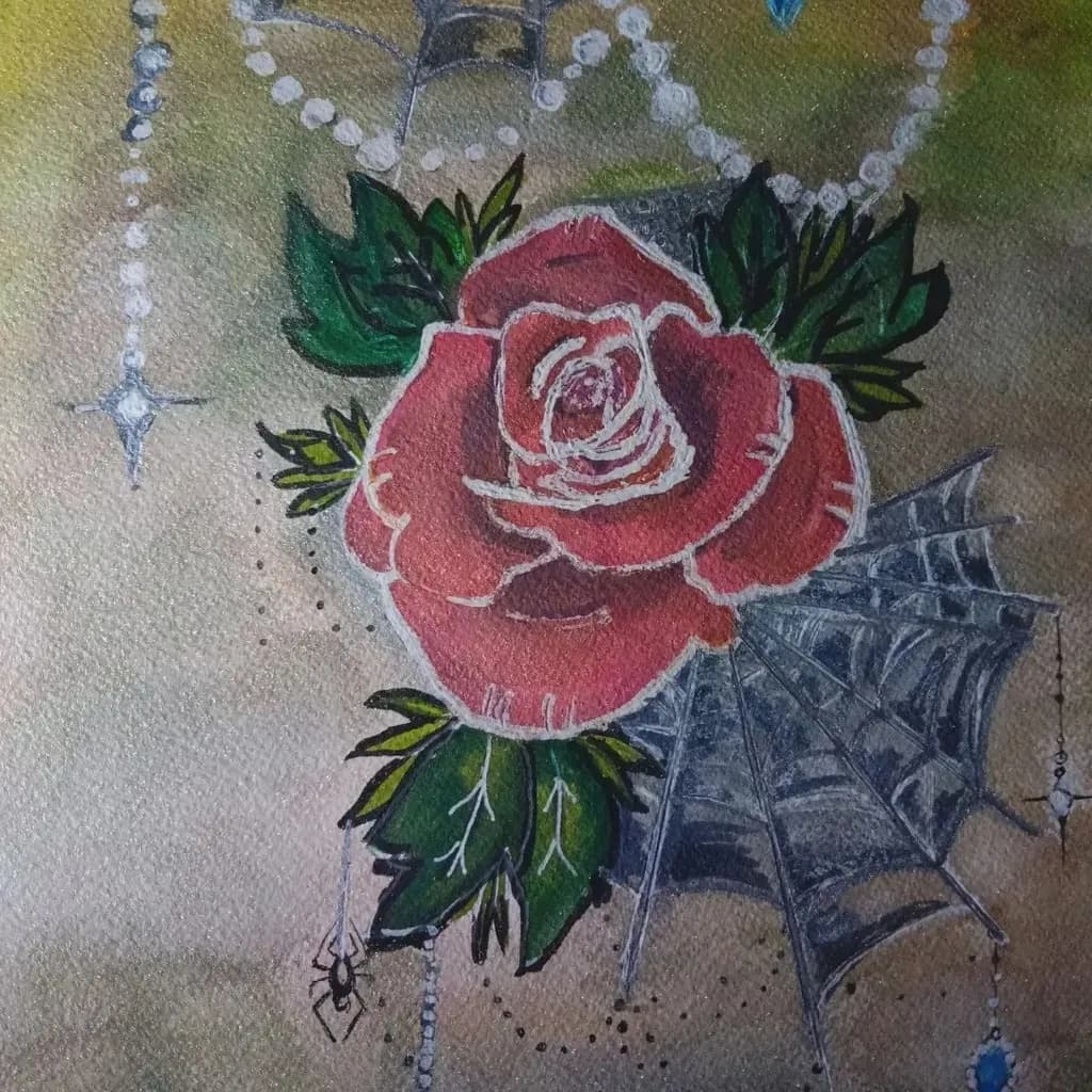 Rose and Web