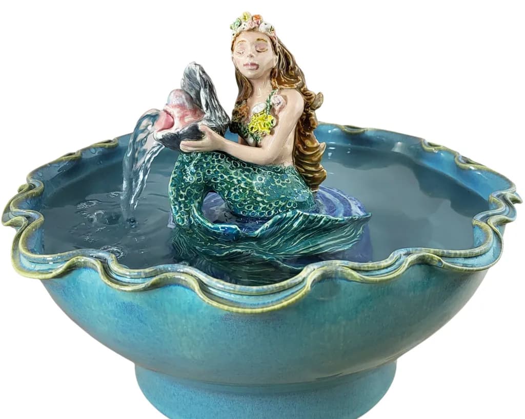Mermaid Conch Fountain