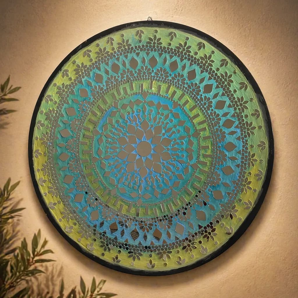 Circular Mosaic Medallion