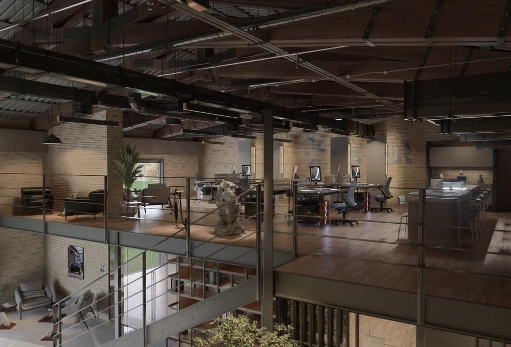 Industrial Loft Workspace