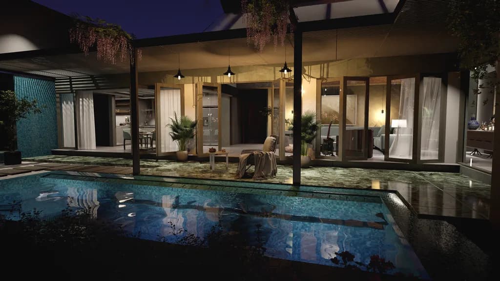 Night Patio Retreat