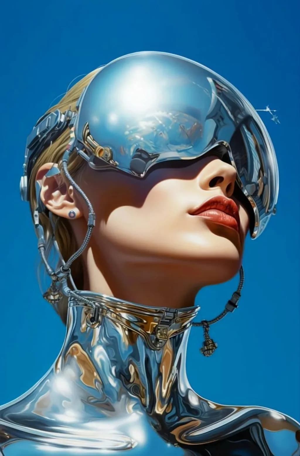Chrome Visor Woman