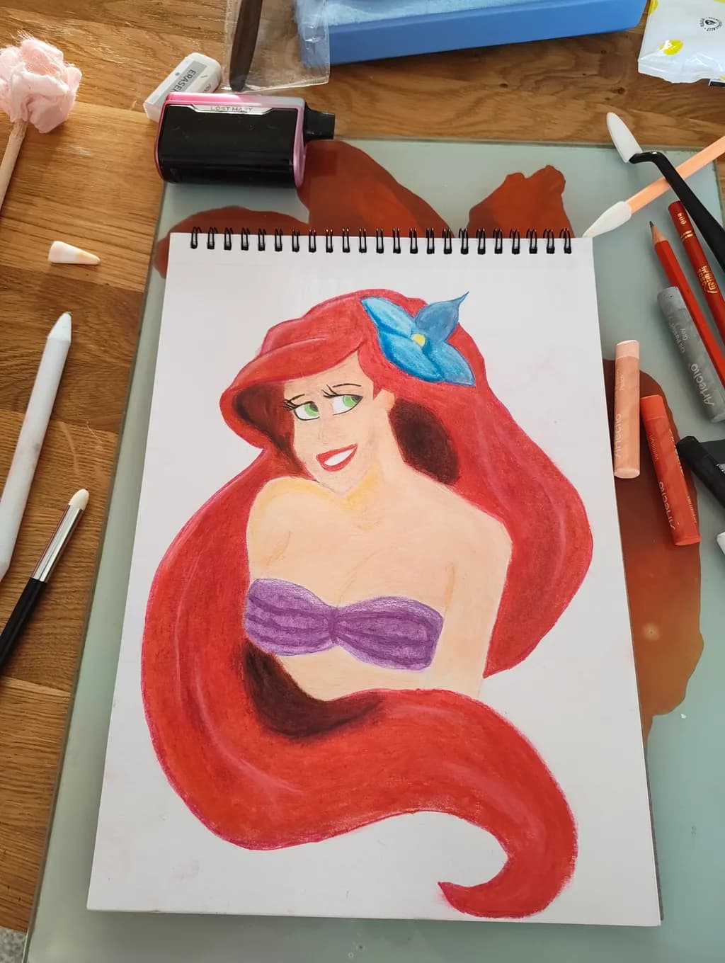 Red Tresses Portrait