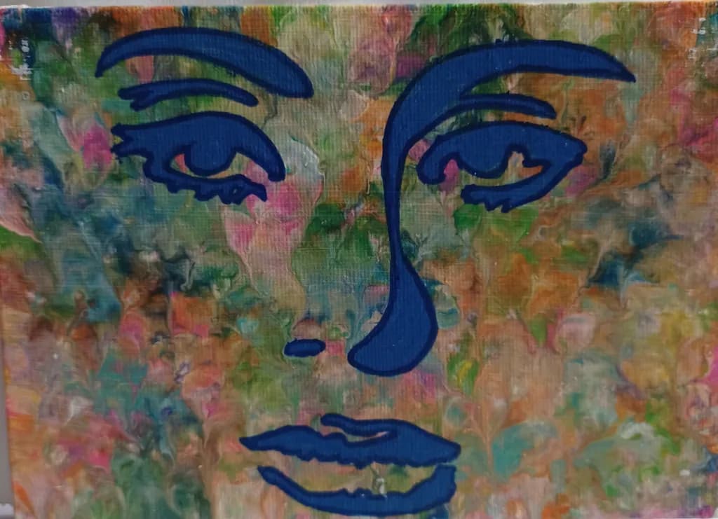 Blue Outline Reverie