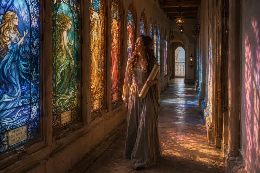 Stained Glass Corridor
