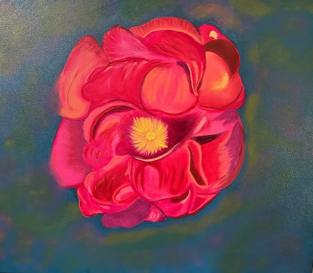 Crimson Flower Bloom