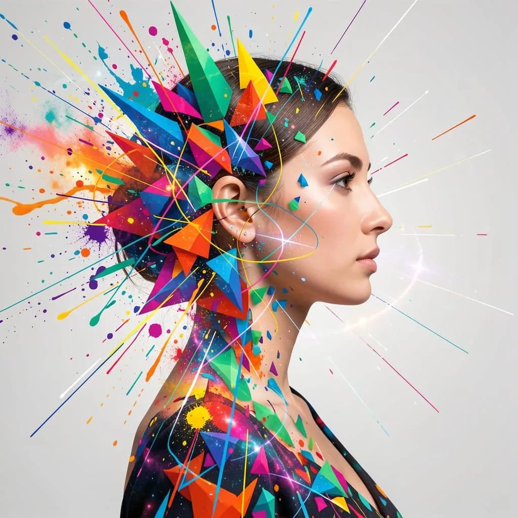 Abstract Portrait Geometry