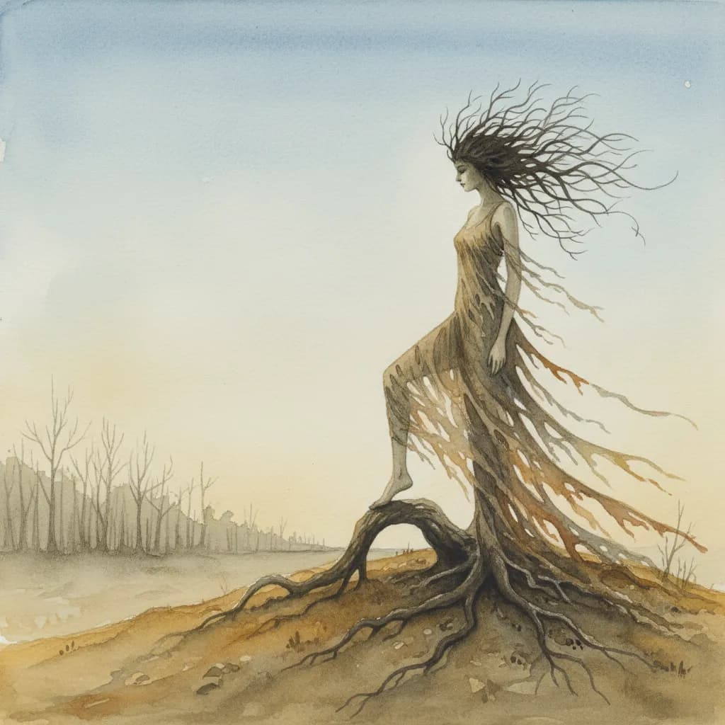 Rooted Woman Ghost