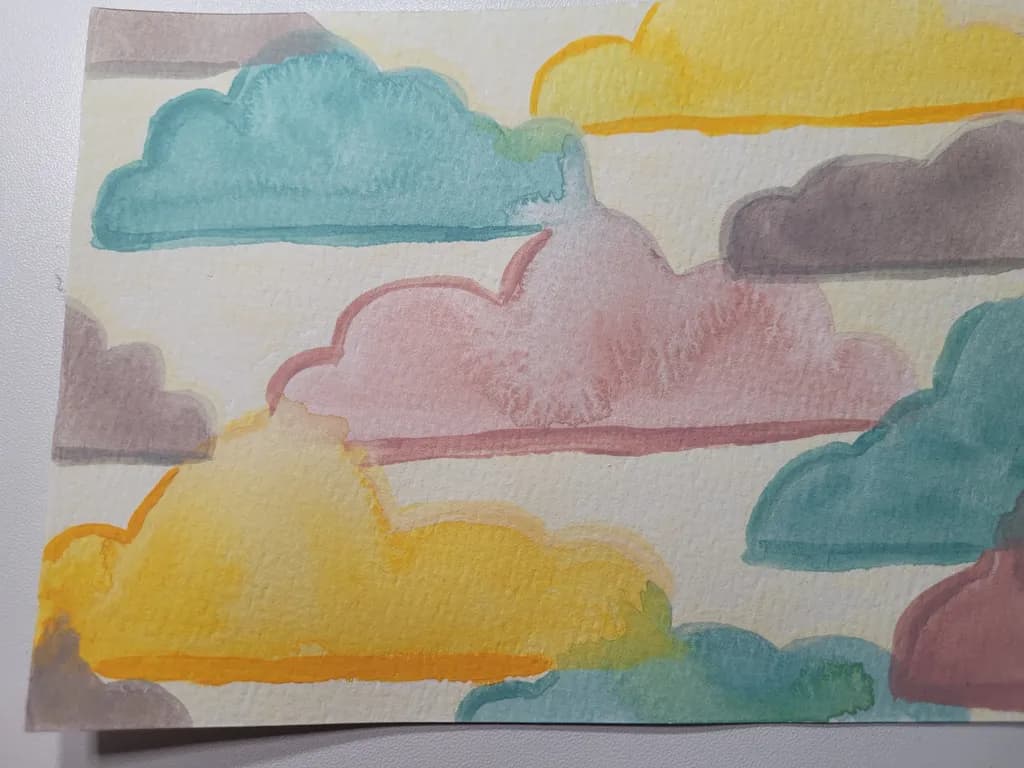 Colorblock Clouds