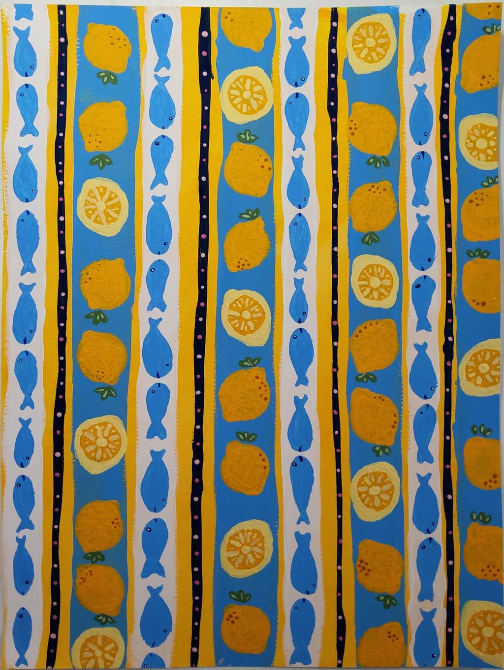 Citrus Reef Stripes