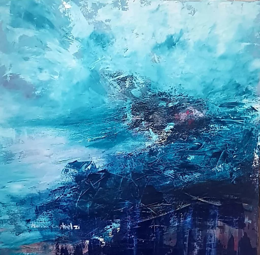 Turbulent Blue
