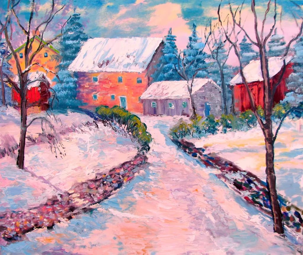 Winter Homestead Path