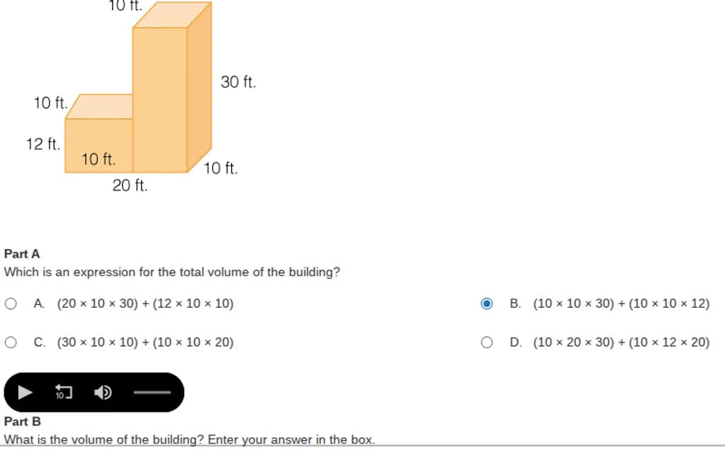 Volume Calculation Diagram