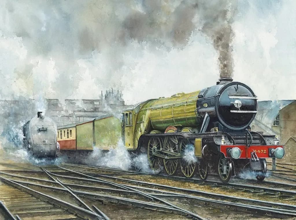 The Flying Scotsman at Kings Cross