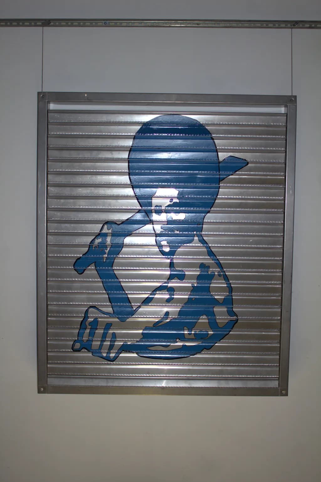 Blue Batter Silhouette