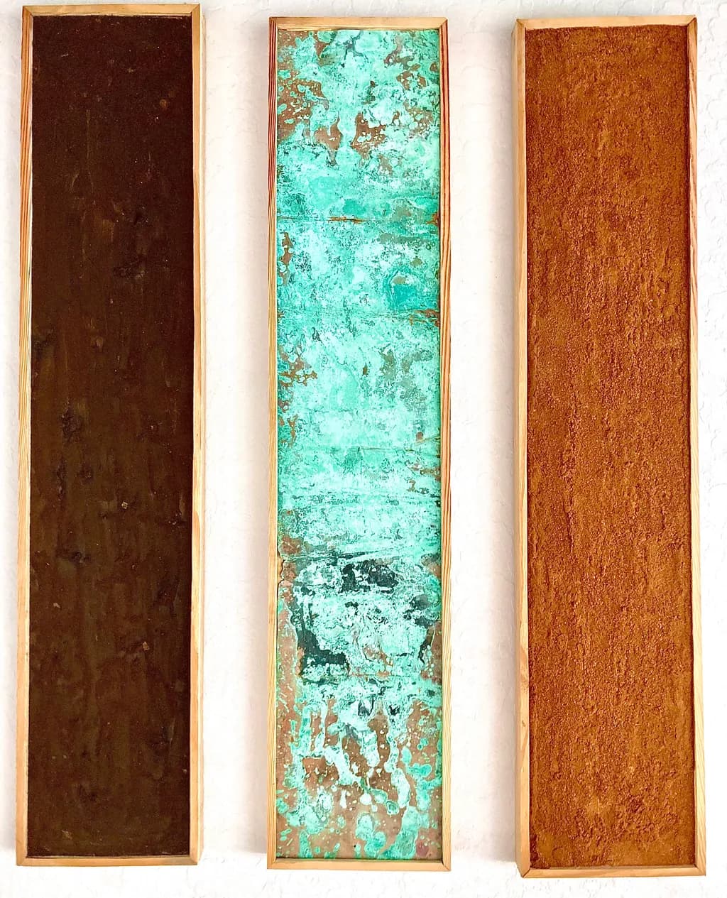 Rust and Patina Triptych