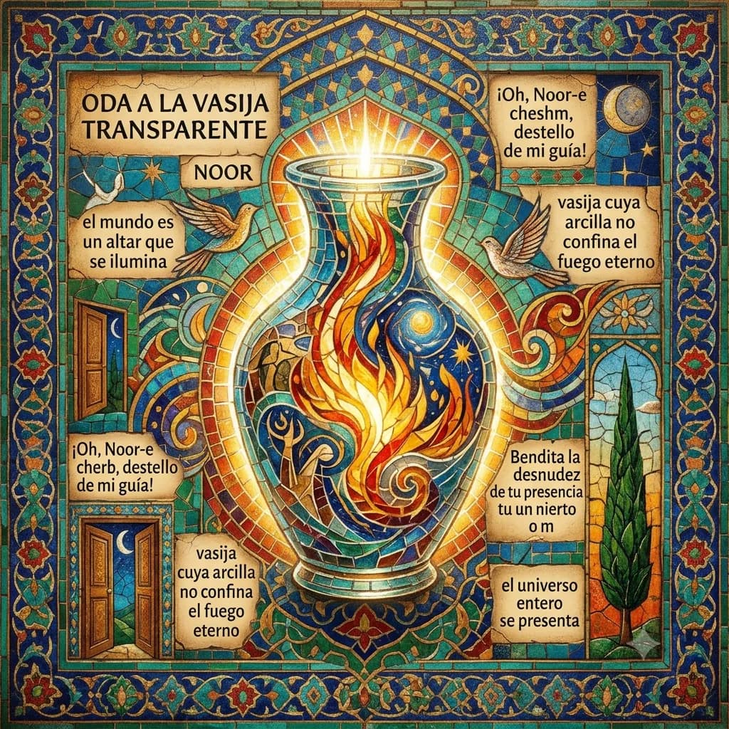 Transparent Vase Flame