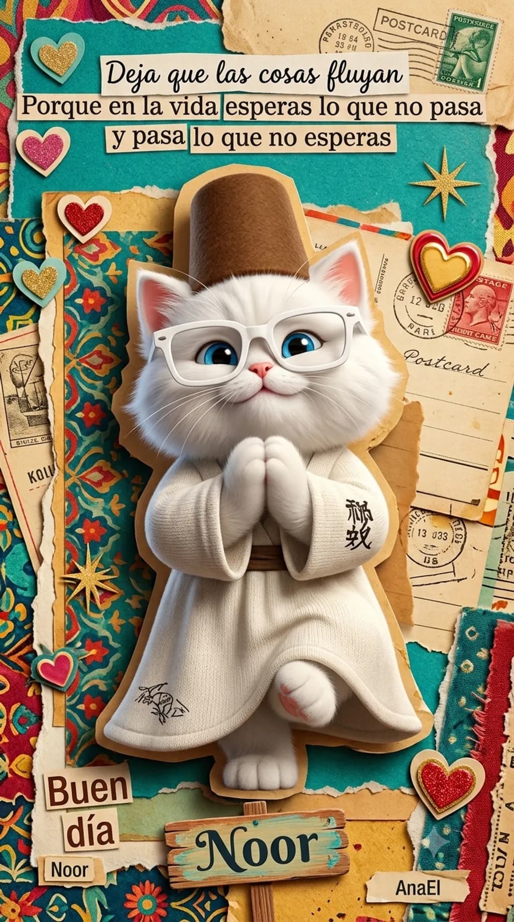 Noor Postcard Cat