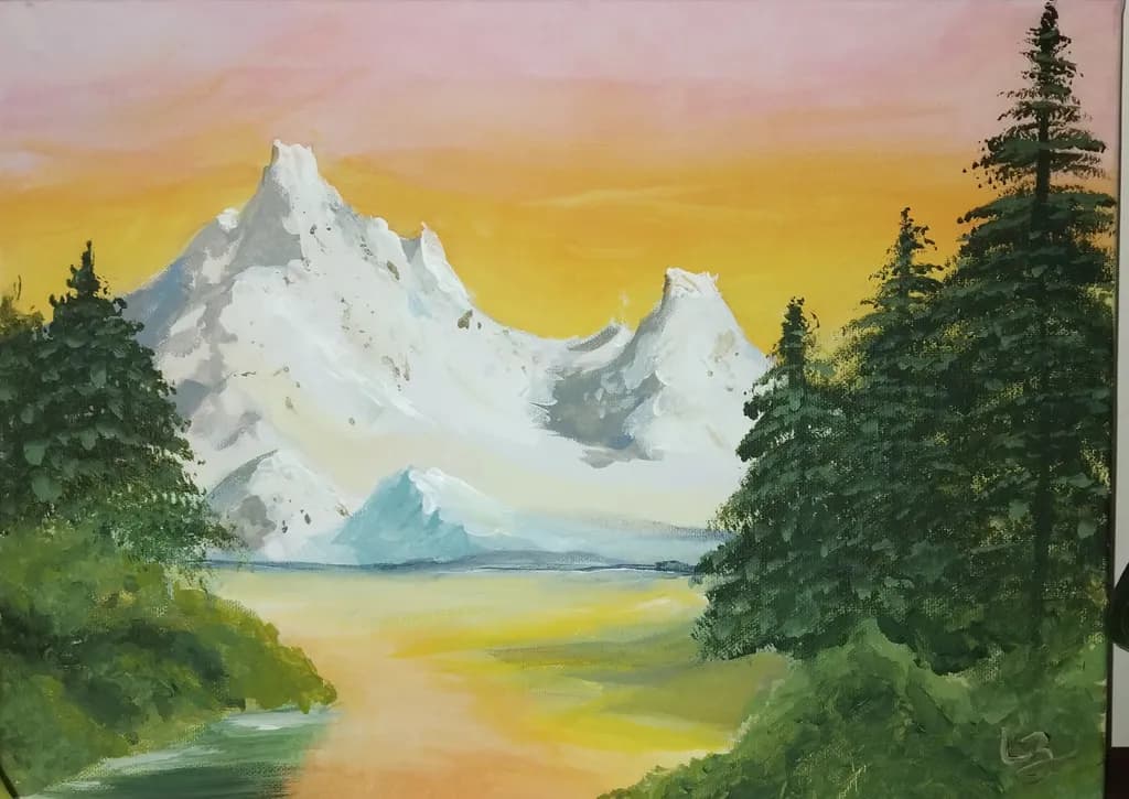 Golden Mountain Dawn