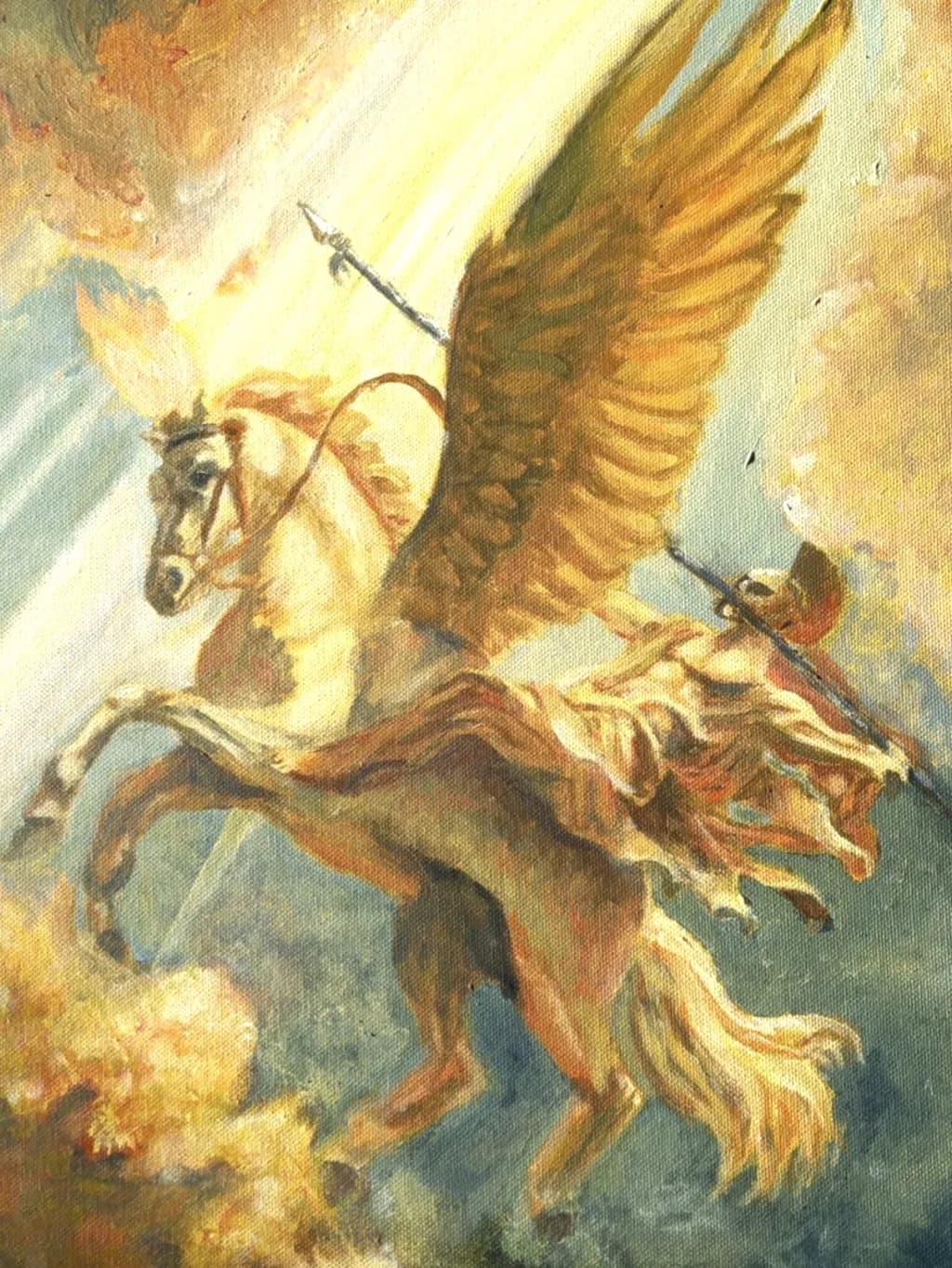 Golden Pegasus Warrior