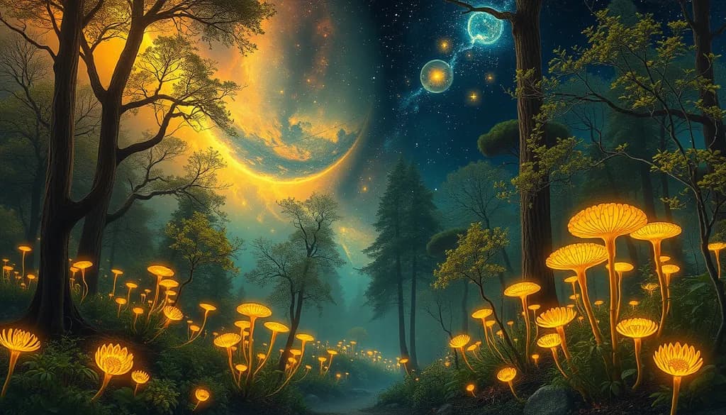 Cosmic Bioluminescence
