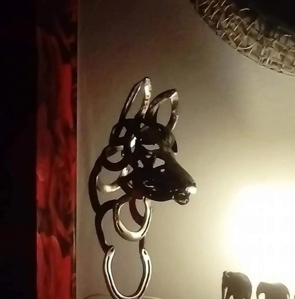 Metal Horse Sculpture