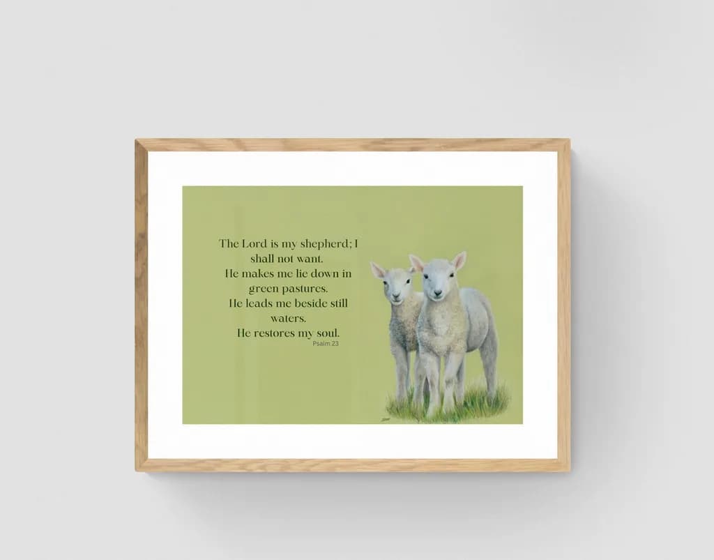 Psalm 23 Sheep