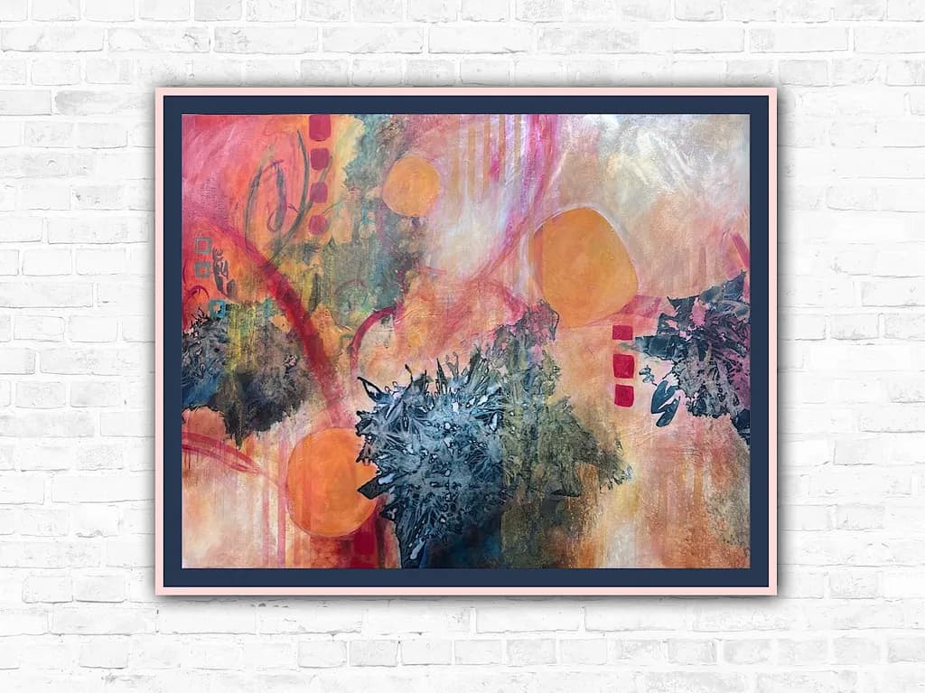 Abstract Orange Spheres
