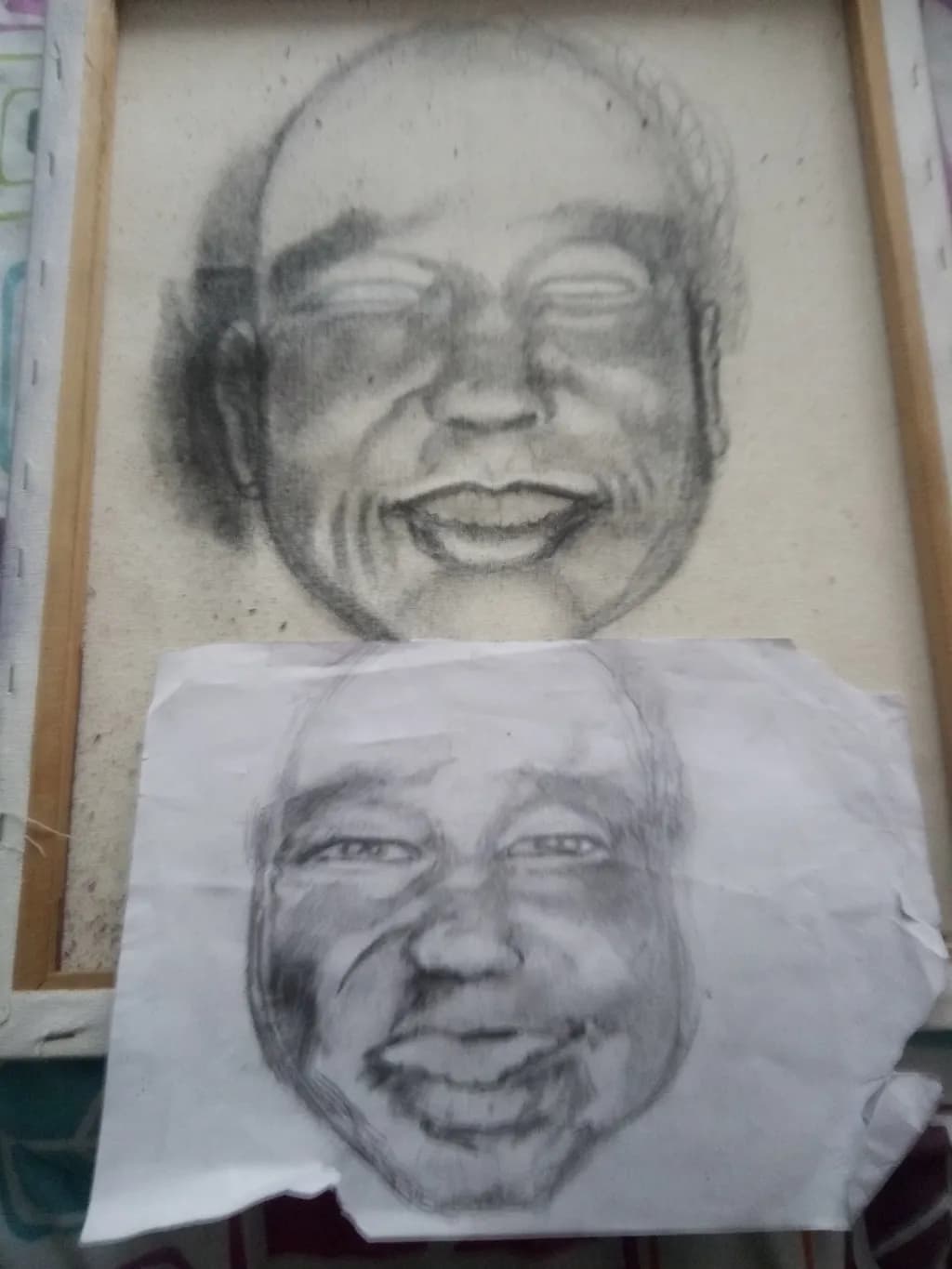 Smiling Portrait Sketch