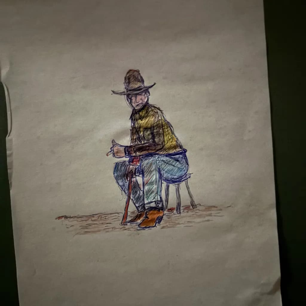 Seated Cowboy