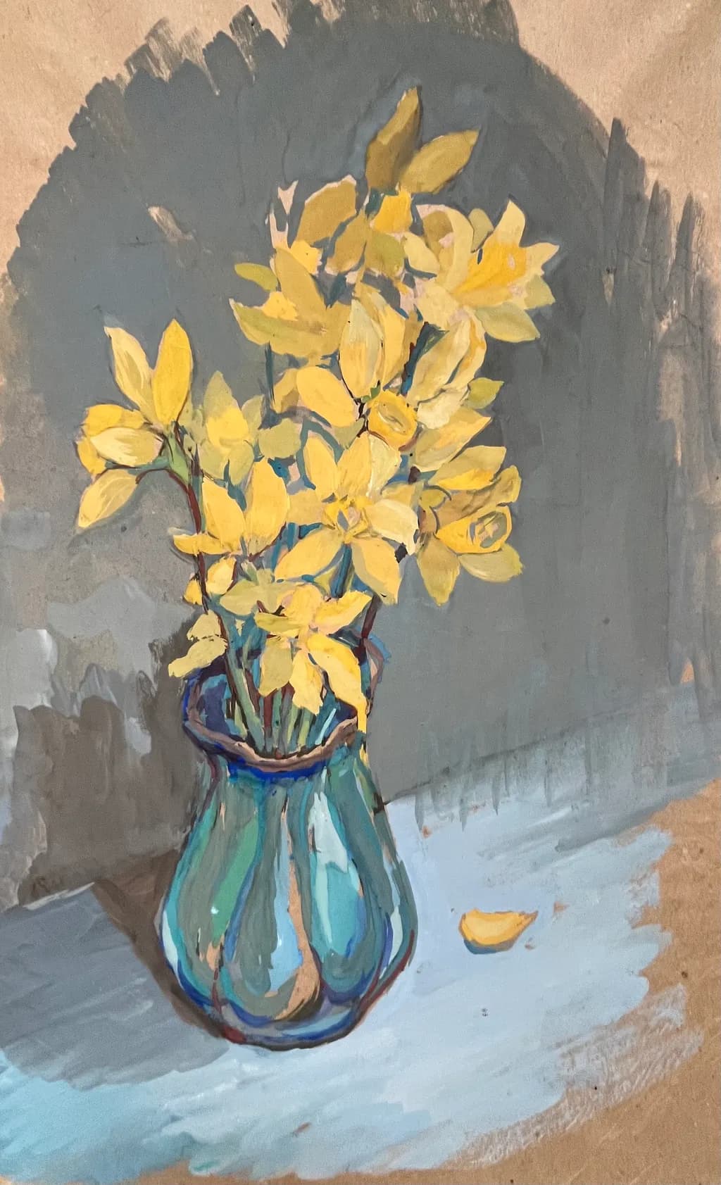 Yellow Blossom Vase