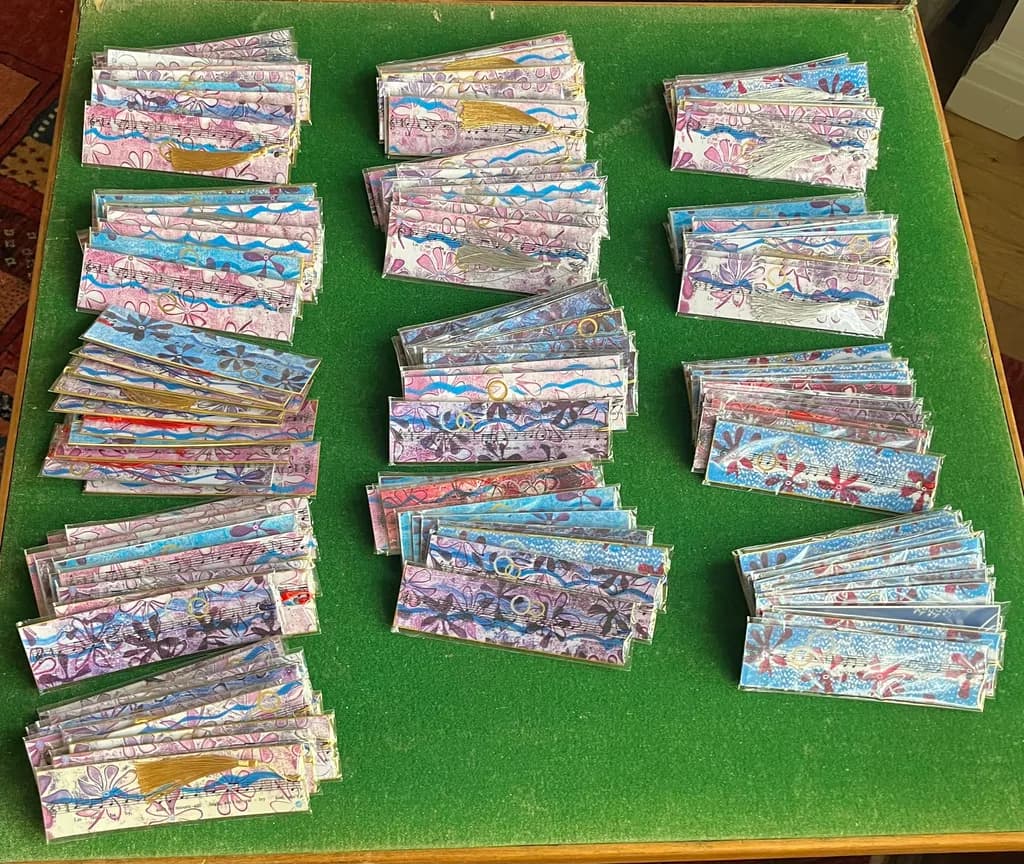 Floral Collage Strips