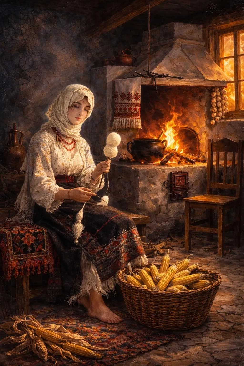 Spinning by the Hearth