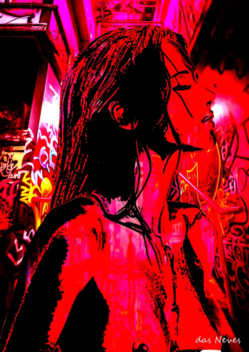 Neon Alley Muse