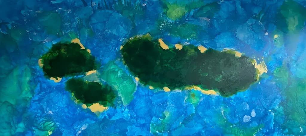 Islands in Blue Depths