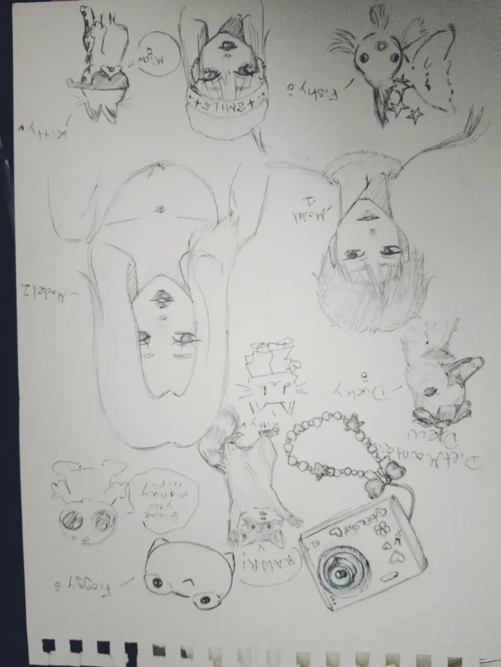 Character Collage Sketch