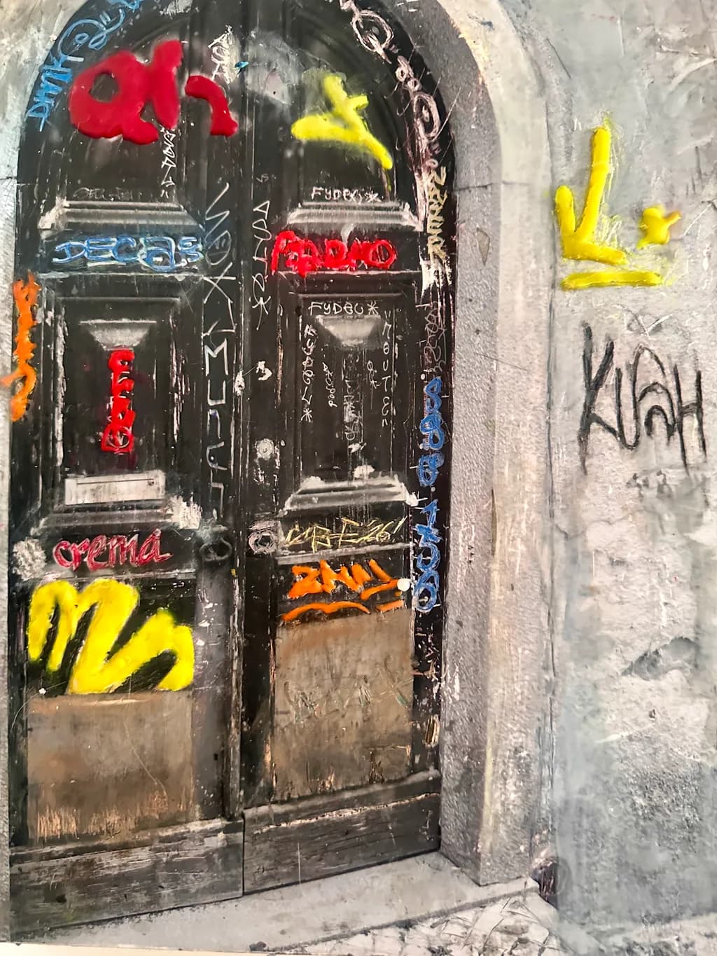 Graffiti Door Arch
