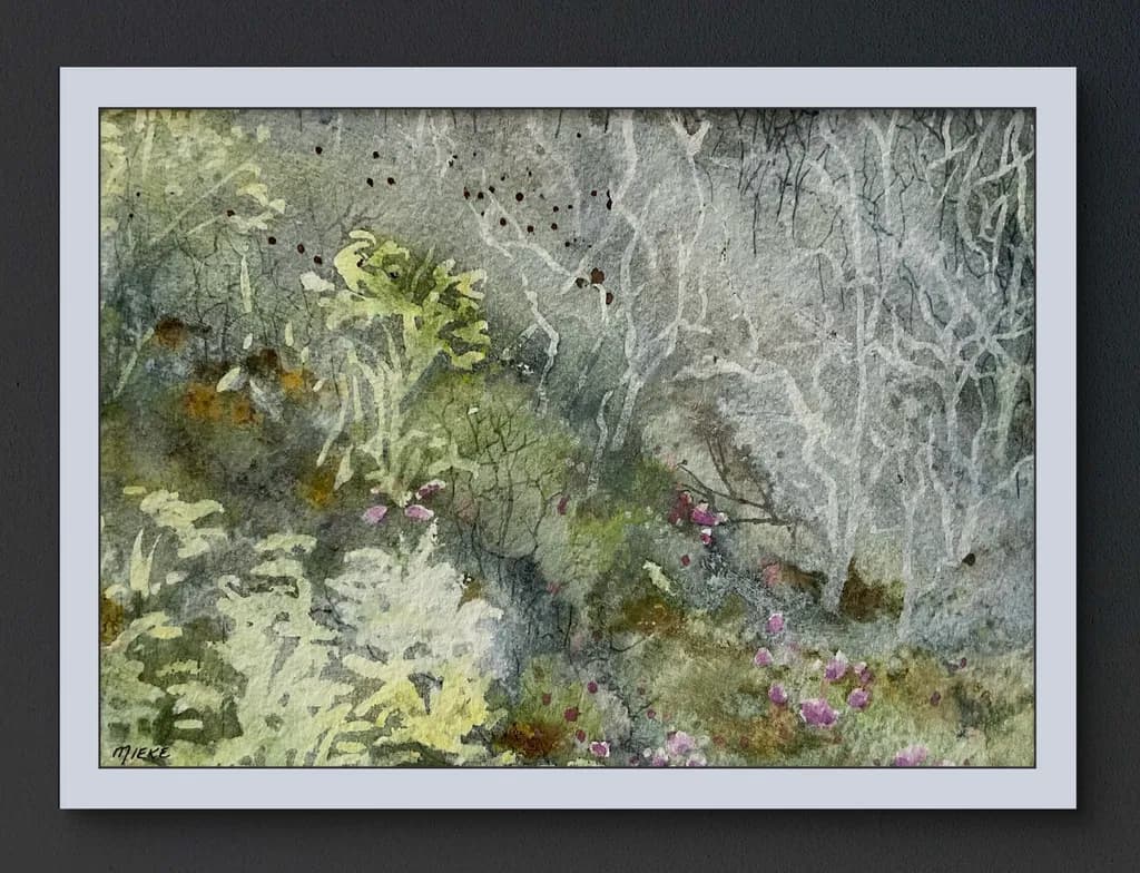 Misty Woodland Bloom