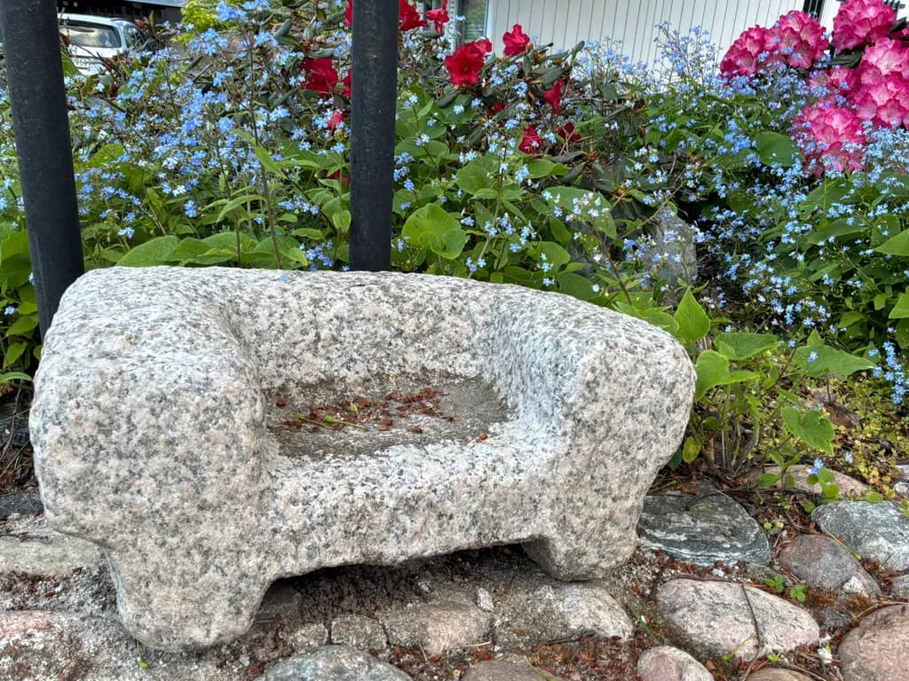 Stone Couch Sculpture
