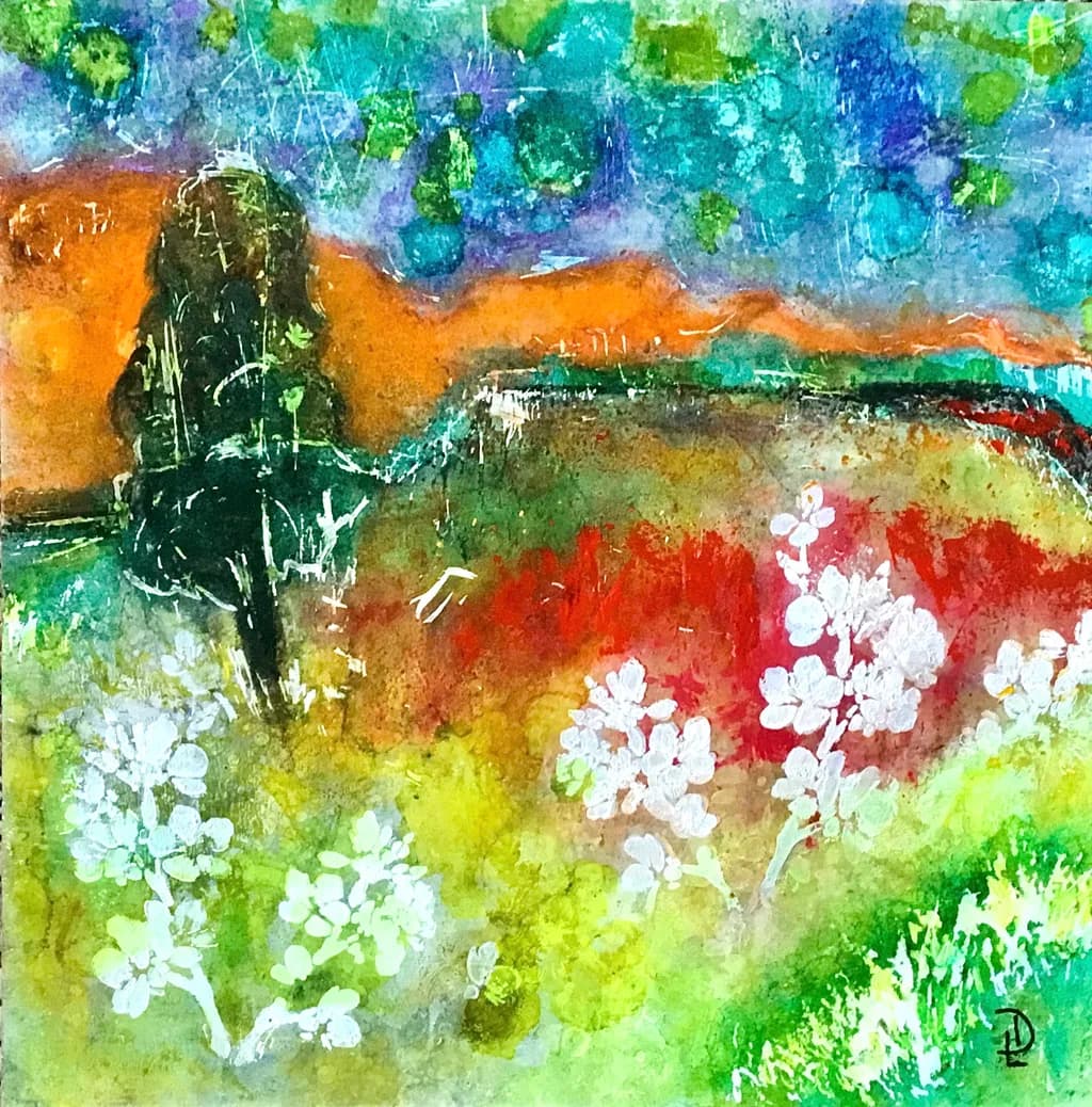 Bloom 12" x 12"