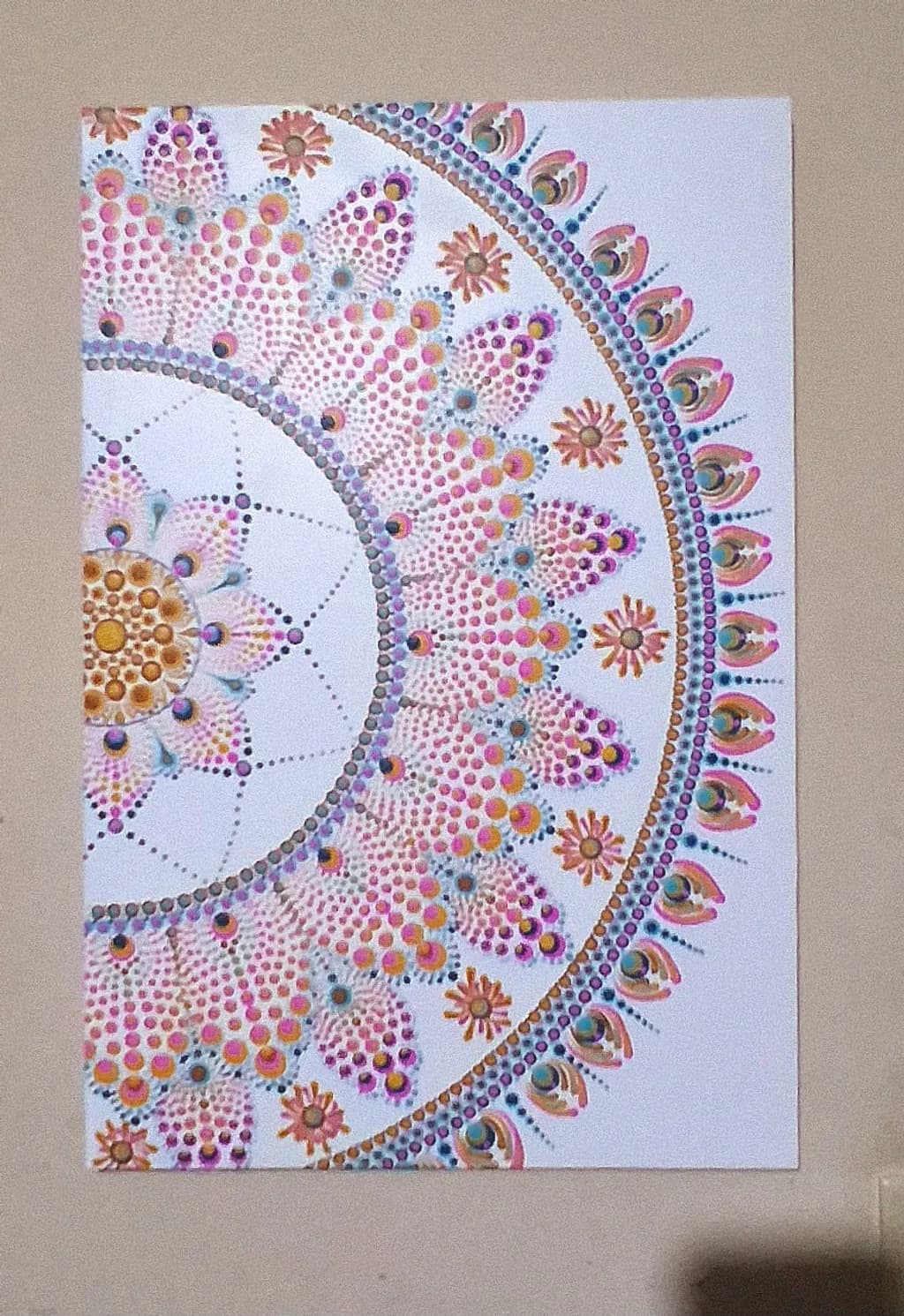Dot Cascade Mandala